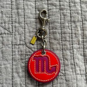 Coach Scorpio Keychain